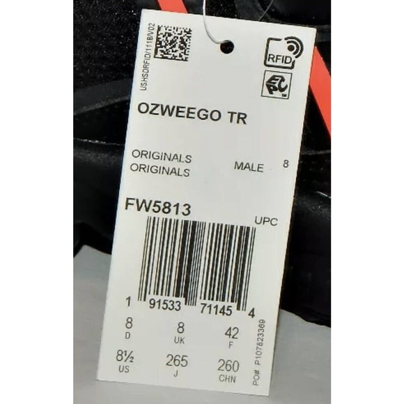 Adidas Ozweego TR Running Shoes FW5813 MENS 8.5 Black Red New Fast Ship main image 10